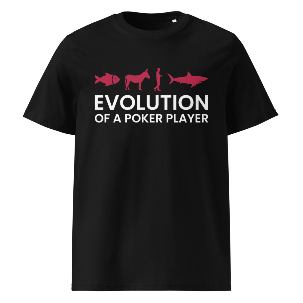 Unisex organic cotton t shirt black front