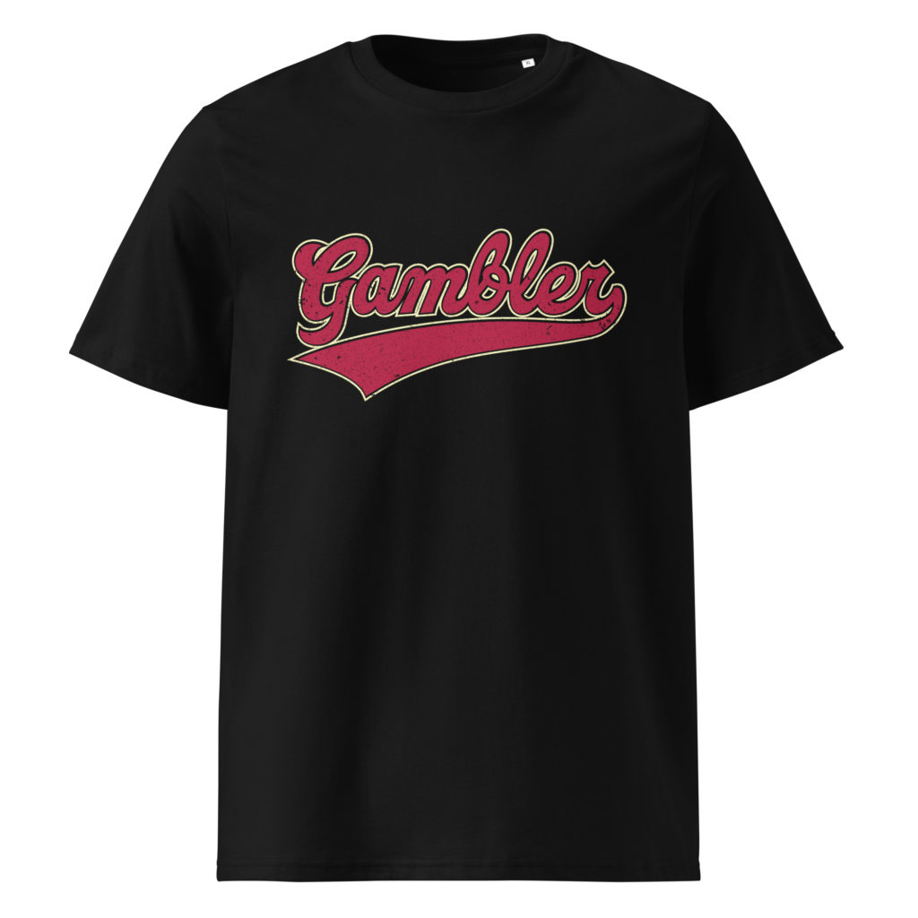 Unisex organic cotton t shirt black front
