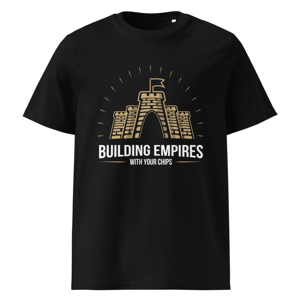 Unisex organic cotton t shirt black front