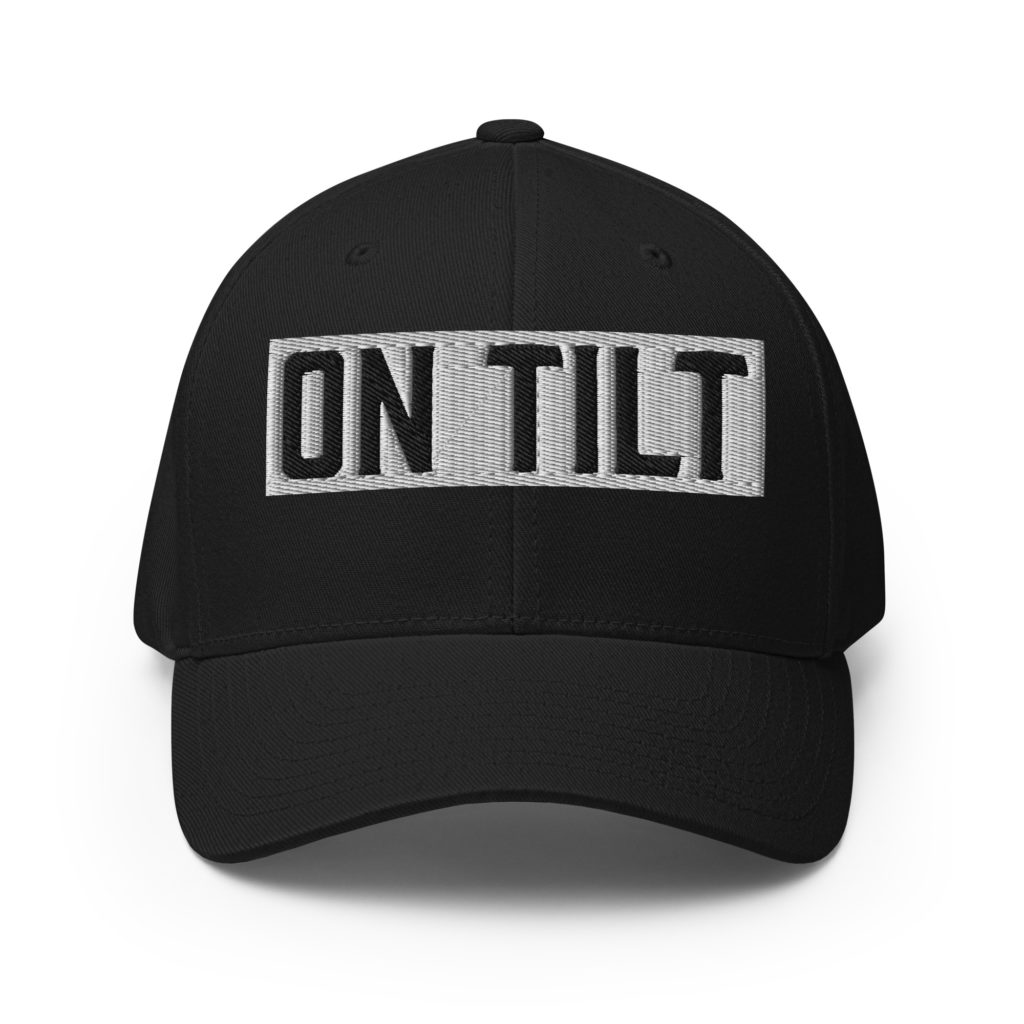 Closed back structured cap black front