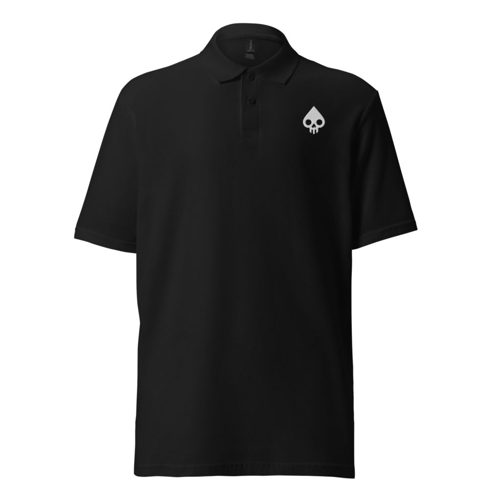unisex-pique-polo-shirt-black-front-660aac9b9c603.jpg Unisex pique polo shirt black front
