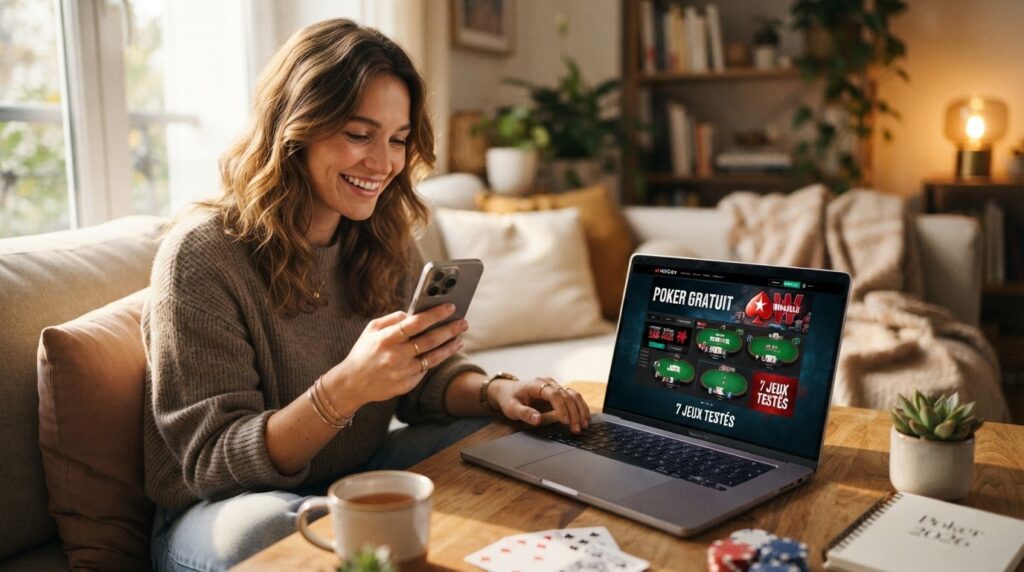 Poker Gratuit en Ligne : 7 Jeux Testés 2026