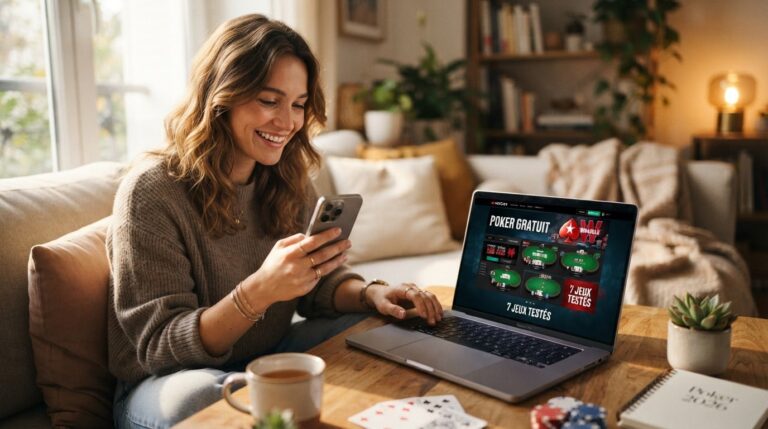 Poker Gratuit en Ligne : 7 Jeux Testés 2026